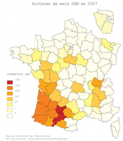 cultures OGM en France