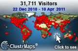 Locations of visitors to this page