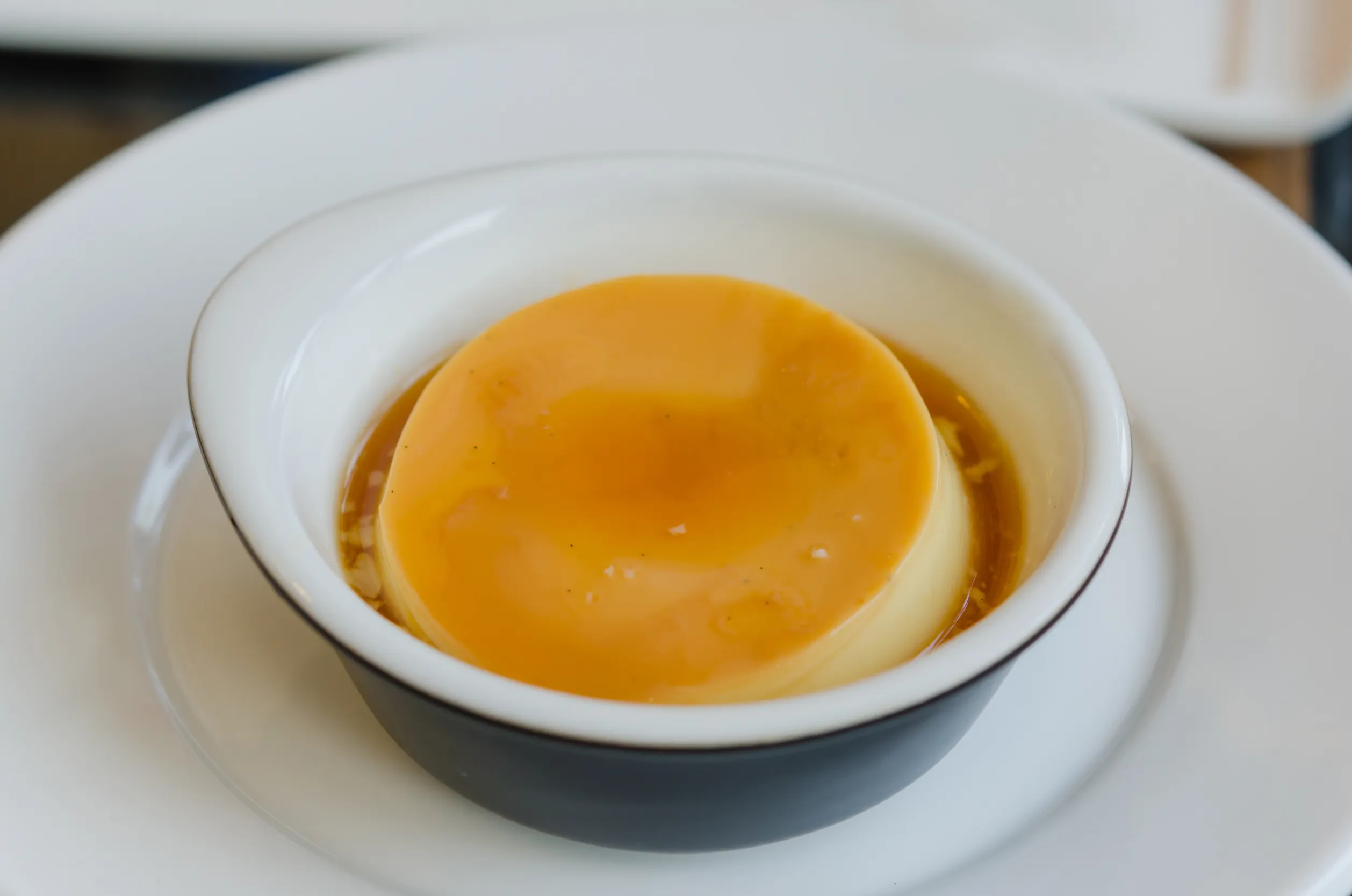 Crème caramel aux œufs